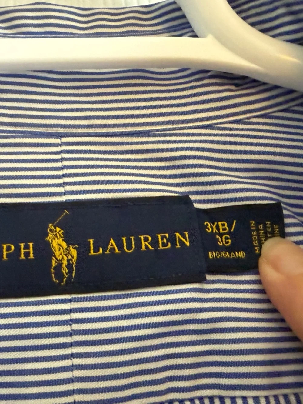 Men’s Ralph Lauren Big & Tall button down shirt 3XB